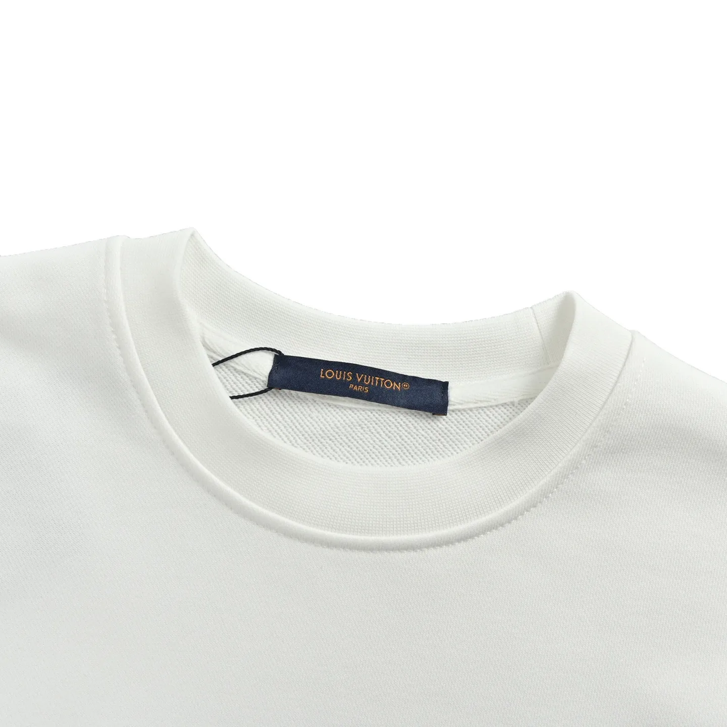 Louis Vuitton/Louis Vuitton 25Fw three-dimensional logo print crew neck sweatshirt